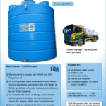 10000 Litre Potable Water Tank