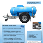 2000 litre Towable Drinking Water Bowser