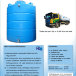 5000 Litre Vertical Drinking Water Bowser 2