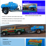 2000 litre dust suppression bowser